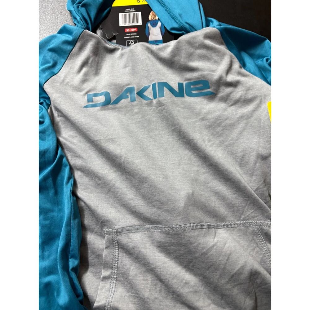 Dakine 2-Piece Set Boy's Swimsuit Rash Guard Top And Shorts; Blue L-14/16 NWT - Picture 5 of 12